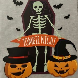 Halloween t-shirt. Made to order Skeleton&Pumpkin tee. Sizes 2T-3X u pick color